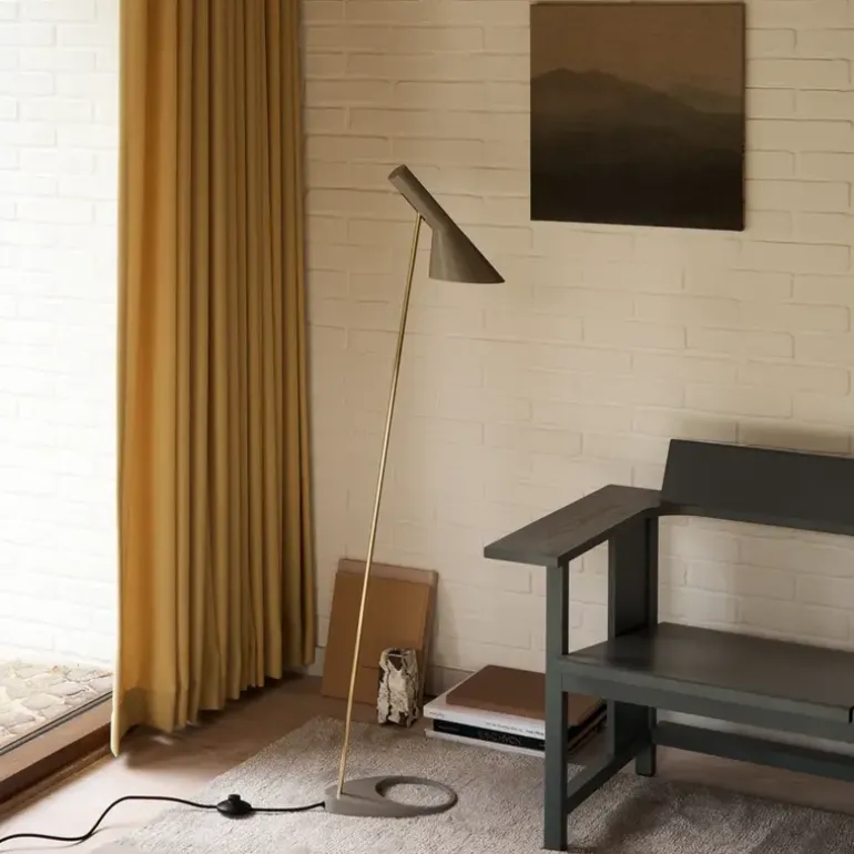 AJ staande lamp brass/warm grey - 5744171928