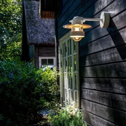 Albertslund outdoor wandlamp lang gegalvaniseerd - 5743142686