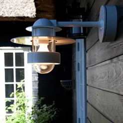 Albertslund outdoor wandlamp lang grijs - 5743142673