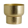 Alimia bloempot L goud - 24158