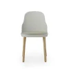 Allez stoel eiken/leer warm grijs - 304085