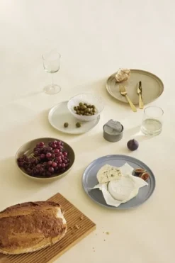 Amare dinerborden bruin set van 6 stuks - 211713