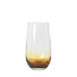 Amber glazen 55cl - set van 12 stuks