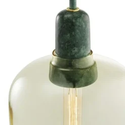 AMP Large hanglamp goud groen