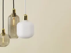 AMP Small hanglamp grijs messing - 502164