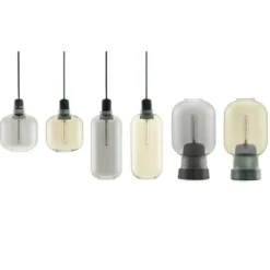 AMP Small hanglamp smoke zwart