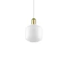 AMP Small hanglamp wit messing - 502165