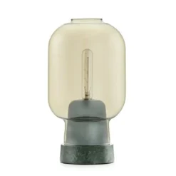 AMP tafellamp goud groen
