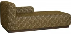 Amur chaise longue - olijf groen
