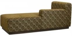 Amur chaise longue - olijf groen