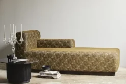 Amur chaise longue - olijf groen