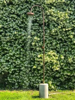 Aquart buitendouche - koper/beton