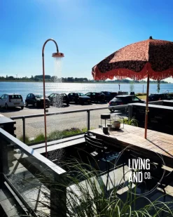 Aquart buitendouche - koper/beton