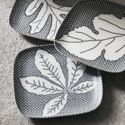 Ash borden grijs/blauw - set van 6 stuks