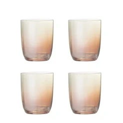 Aston glazen brons set van 4 stuks - 82072594