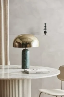 Atlas tafellamp - groen marmer