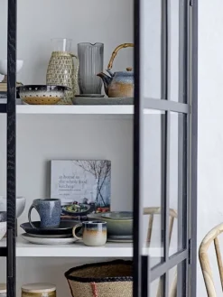 Aura bord blauw - set van 6 stuks Ø28,5 cm