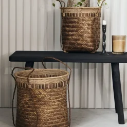 Bali manden - set van 2 stuks Ø35 en Ø30