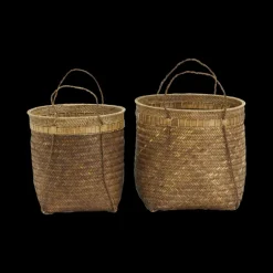 Bali manden - set van 2 stuks Ø45 en Ø40