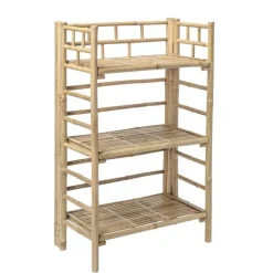 Bamboe kast met planken