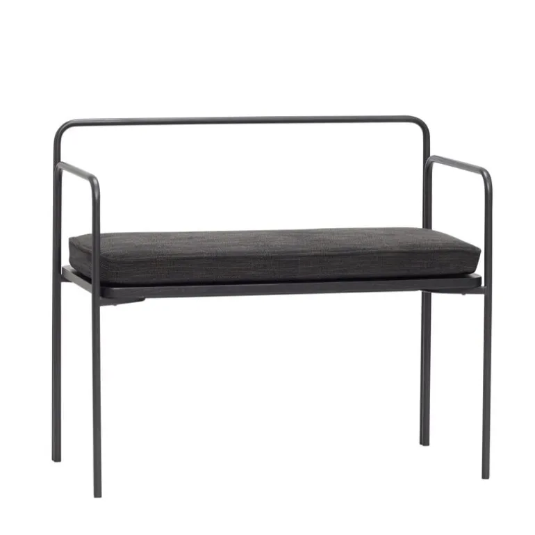 Bank inclusief kussen - zwart