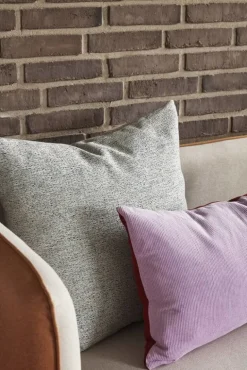 Bank polyester/metaal - beige/oranje