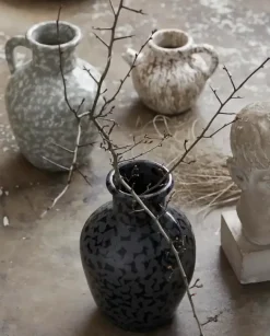 Batam vaas zwart - 3492