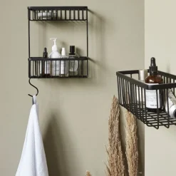 Bath dubbel mand -zwart