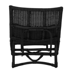 Baz lounge stoel rotan - zwart