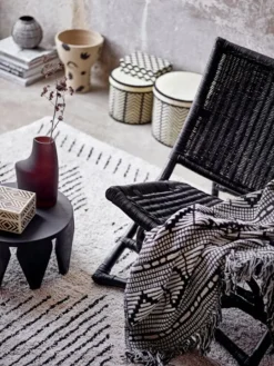 Baz lounge stoel rotan - zwart