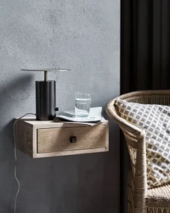 Bedsi bijzettafel/nachtkastje naturel - 203801017