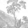 Behangpaneel Engraved Tree