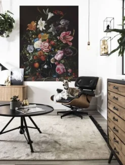 Behangpaneel Golden Age Flowers