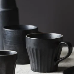 Berica kopjes zwart - set van 12 stuks