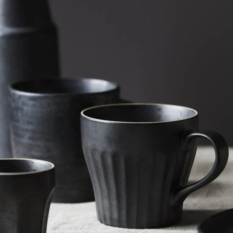 Berica kopjes zwart - set van 12 stuks