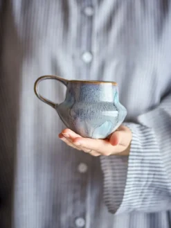 Bessie mokken blauw set van 4 stuks - 82072477