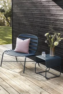 Bijzettafel groen metaal