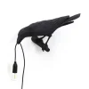 Bird lamp looking left zwart outdoor - 14727