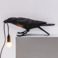 Bird lamp playing zwart outdoor - 14726