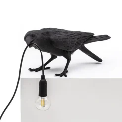 Bird lamp playing zwart outdoor - 14726