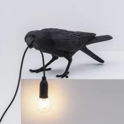 Bird lamp playing zwart outdoor - 14726