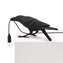 Bird lamp playing zwart outdoor - 14726