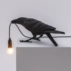 Bird lamp playing zwart outdoor - 14726