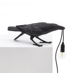 Bird lamp playing zwart outdoor - 14726