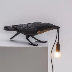 Bird lamp playing zwart outdoor - 14726