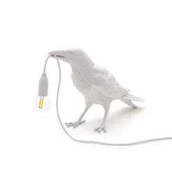 Bird lamp waiting wit outdoor - 14722