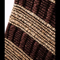 Block vloerkleed bruin/naturel - 900000168