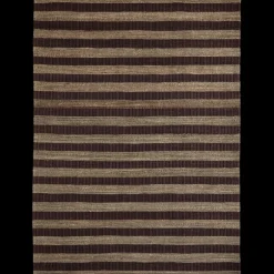 Block vloerkleed 230x160cm bruin/naturel - 900000164