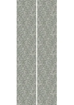 Bloemen behang groen 100x280cm FR-004