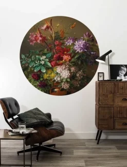 Bloemen behangcirkel CK-076 ø190cm